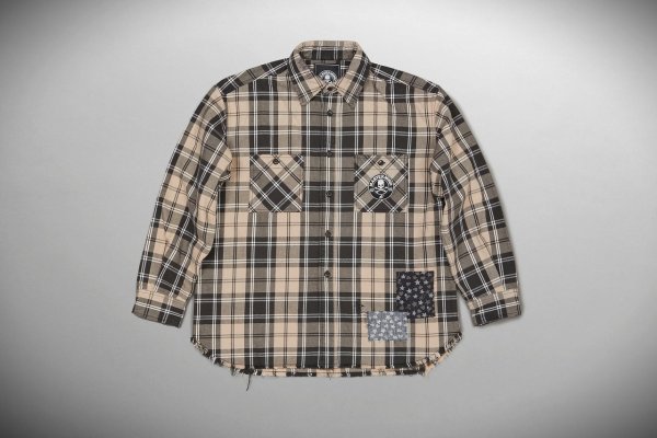画像1: Sean Wotherspoon　MJ SW Plaid Flannel Shirt (1)