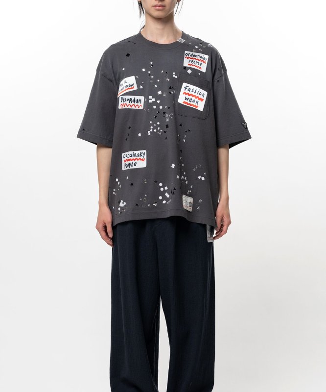 画像4: Maison MIHARA YASUHIRO Embellished Sticker T-shirt (4)