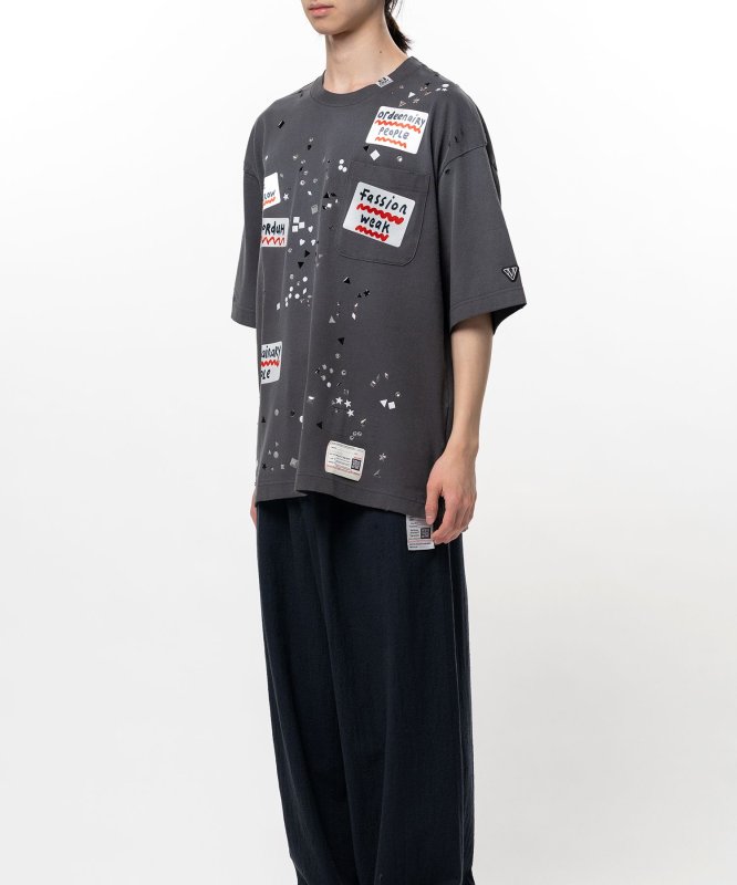 画像5: Maison MIHARA YASUHIRO Embellished Sticker T-shirt (5)