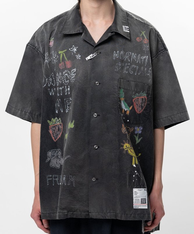 画像3: Maison MIHARA YASUHIRO Hand Drawing Print Shirt (3)