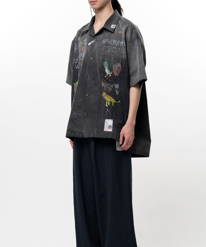 画像6: Maison MIHARA YASUHIRO Hand Drawing Print Shirt (6)