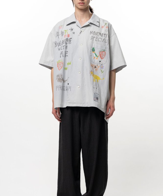 画像5: Maison MIHARA YASUHIRO Hand Drawing Print Shirt (5)