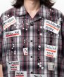 画像3: Maison MIHARA YASUHIRO Embellished Sticker Short Sleeve Check Shirt (3)