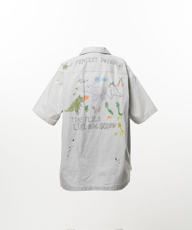 画像2: Maison MIHARA YASUHIRO Hand Drawing Print Shirt (2)