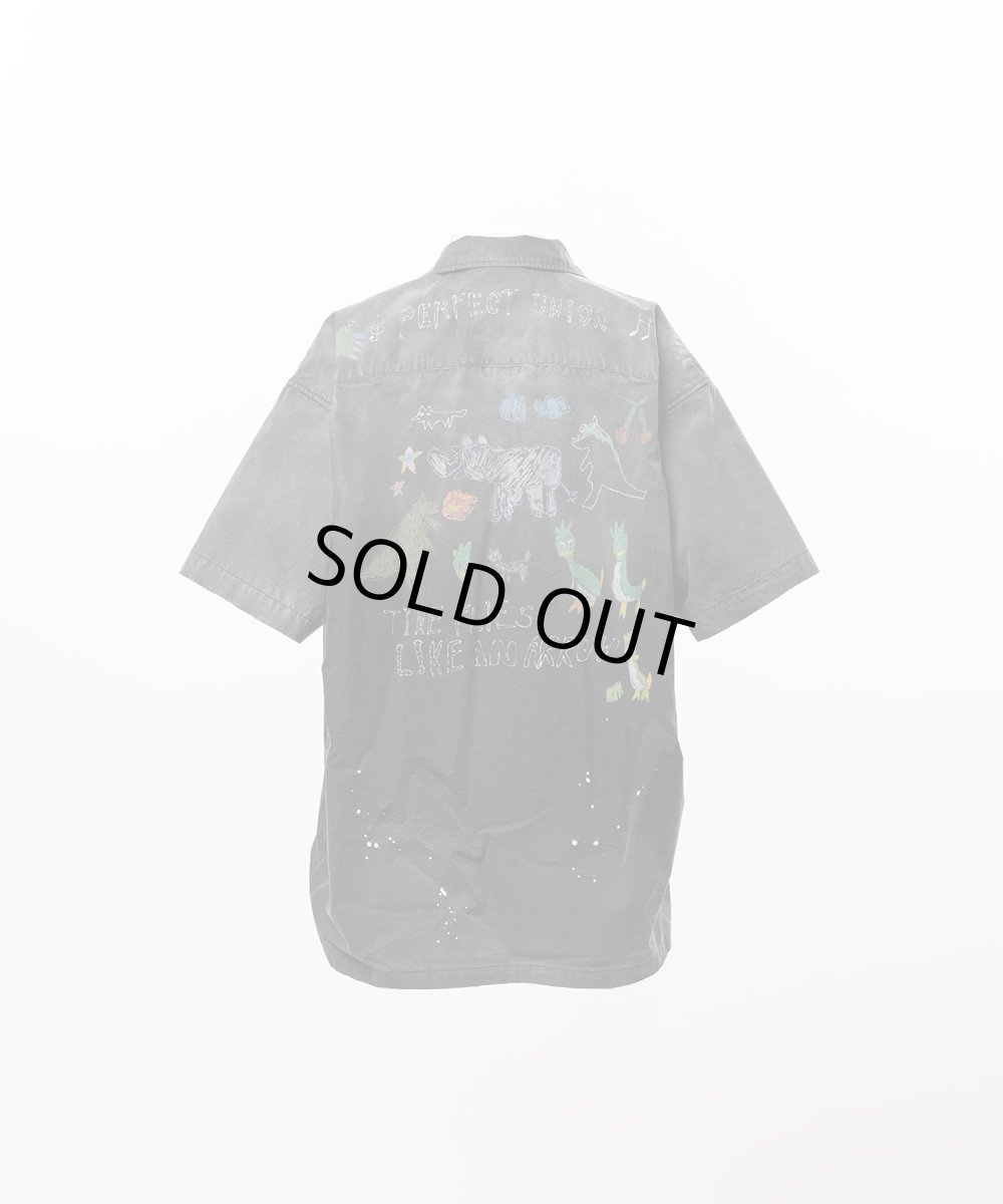 画像2: Maison MIHARA YASUHIRO Hand Drawing Print Shirt (2)