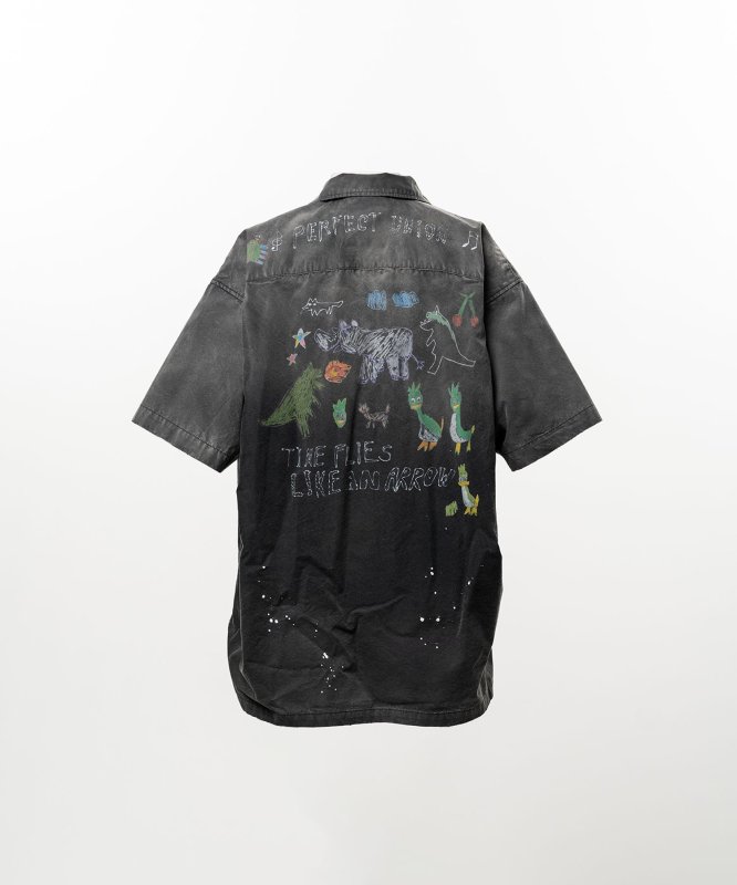 画像2: Maison MIHARA YASUHIRO Hand Drawing Print Shirt (2)
