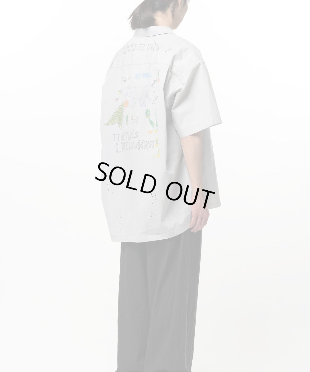 画像7: Maison MIHARA YASUHIRO Hand Drawing Print Shirt (7)