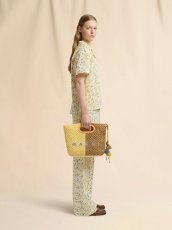 画像2: MARNI イエロー＆ブラウン Seaside クラッチバッグ (2)