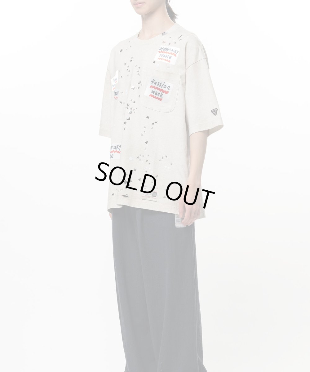 画像6: Maison MIHARA YASUHIRO Embellished Sticker T-shirt (6)