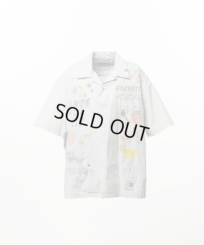 正規取扱店販売品】Maison MIHARA YASUHIRO Hand Drawing Print Shirt