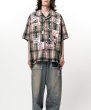 画像5: Maison MIHARA YASUHIRO Embellished Sticker Short Sleeve Check Shirt (5)