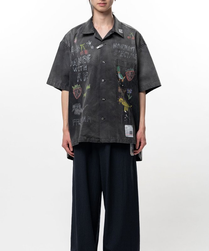 画像5: Maison MIHARA YASUHIRO Hand Drawing Print Shirt (5)