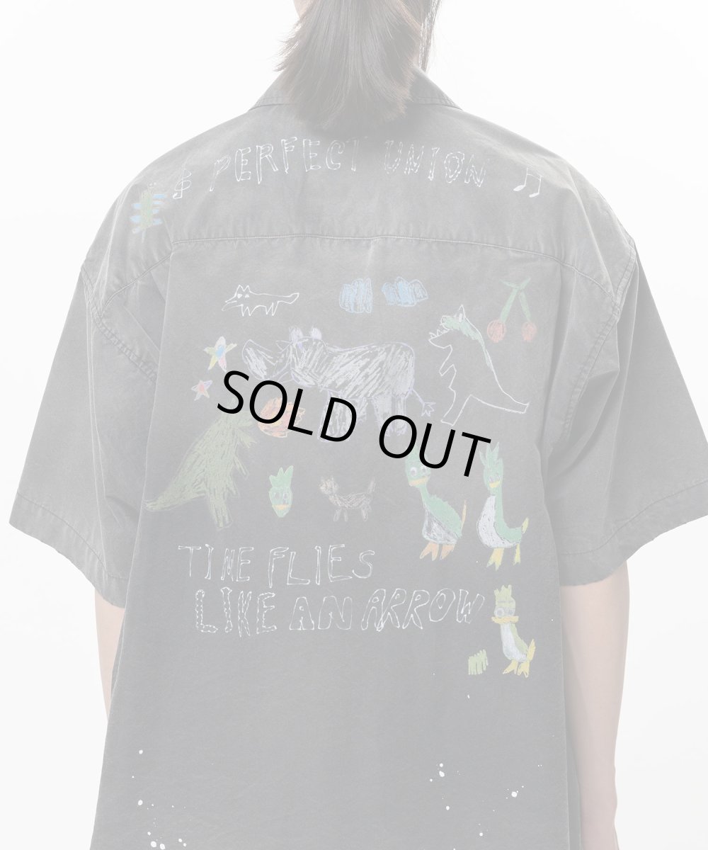 画像4: Maison MIHARA YASUHIRO Hand Drawing Print Shirt (4)