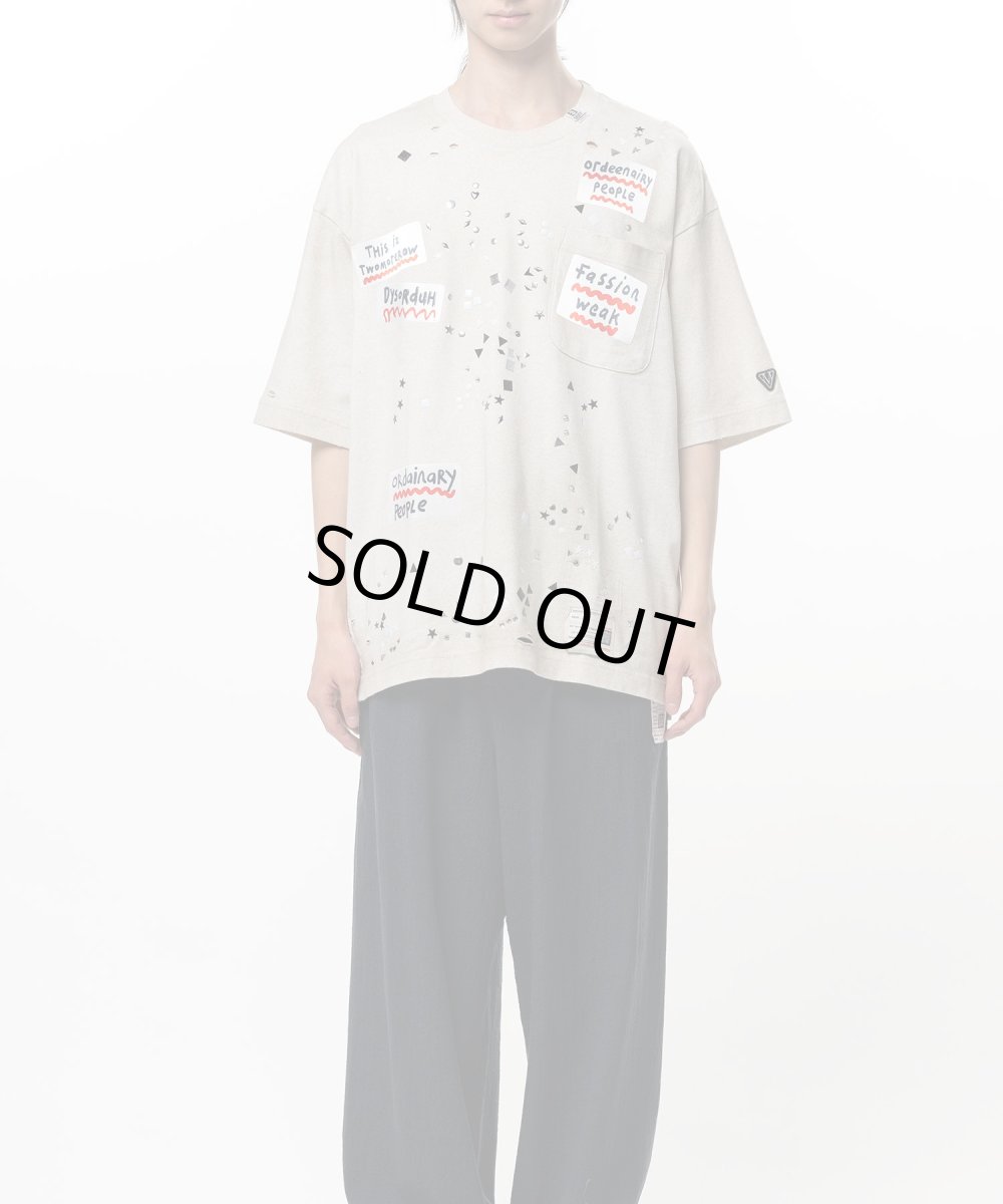 画像5: Maison MIHARA YASUHIRO Embellished Sticker T-shirt (5)