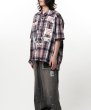 画像5: Maison MIHARA YASUHIRO Embellished Sticker Short Sleeve Check Shirt (5)