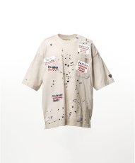 画像1: Maison MIHARA YASUHIRO Embellished Sticker T-shirt (1)