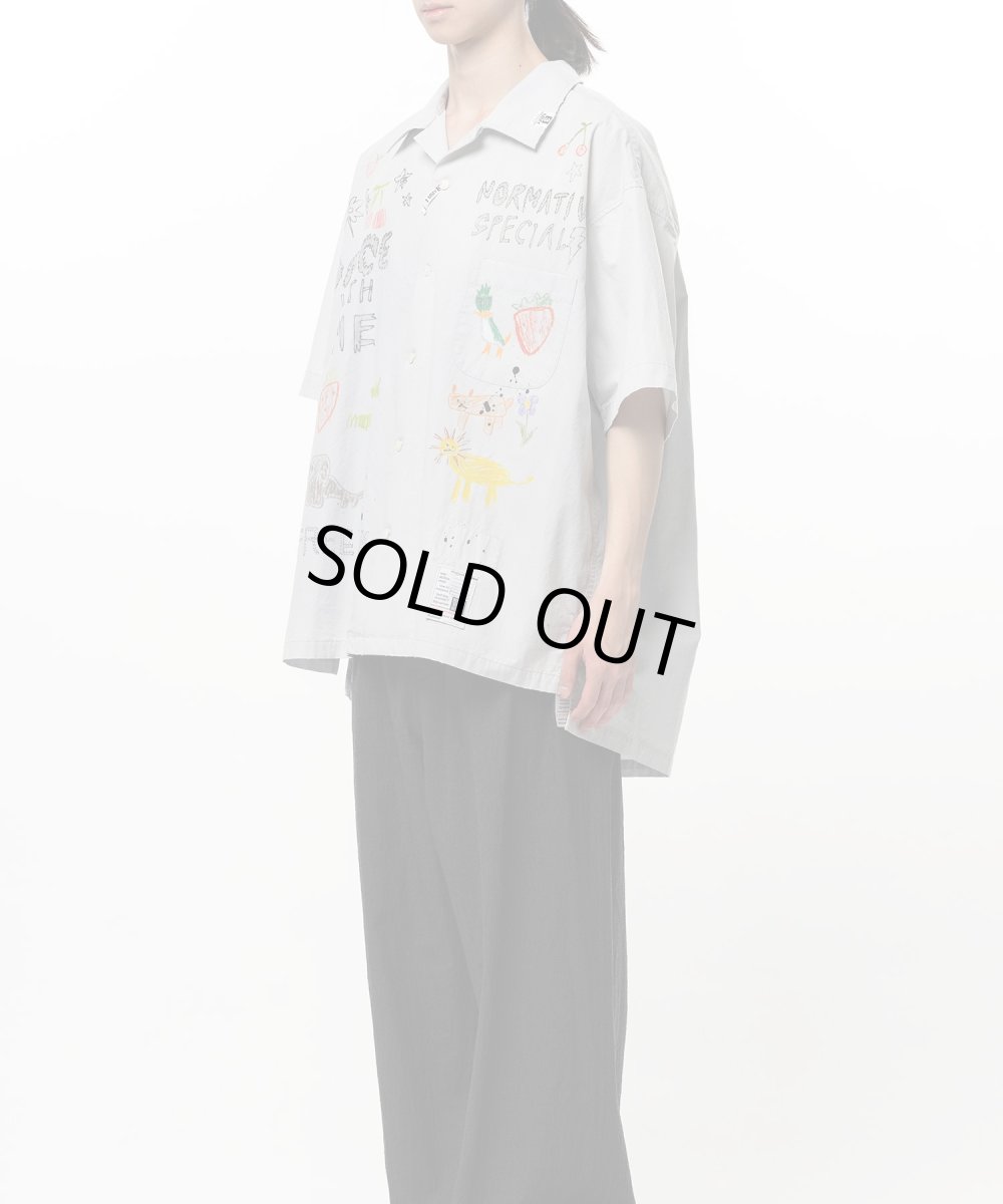 画像6: Maison MIHARA YASUHIRO Hand Drawing Print Shirt (6)