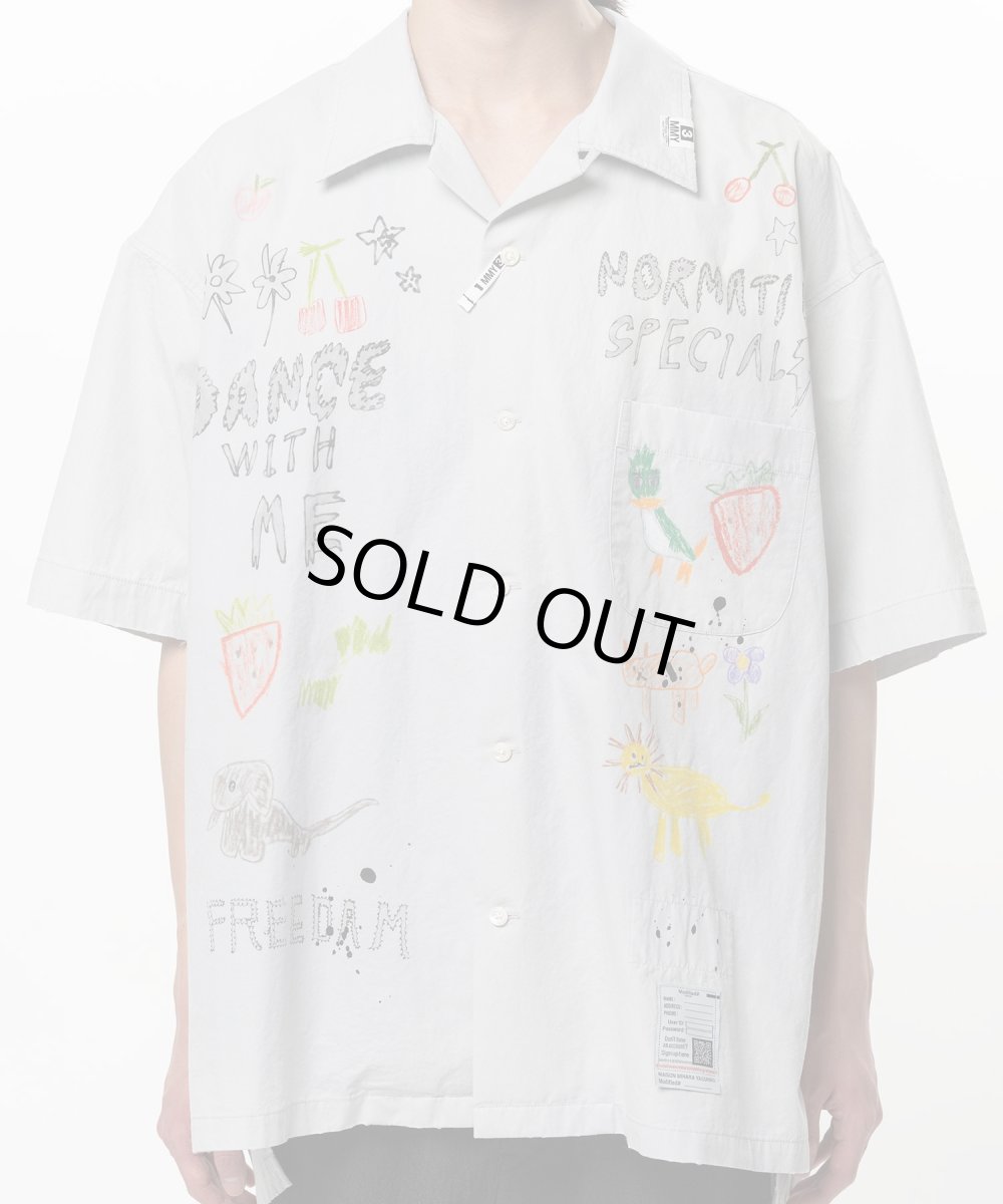 画像3: Maison MIHARA YASUHIRO Hand Drawing Print Shirt (3)