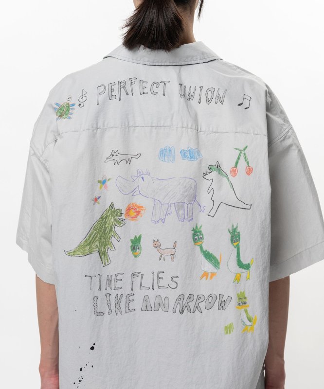 画像4: Maison MIHARA YASUHIRO Hand Drawing Print Shirt (4)