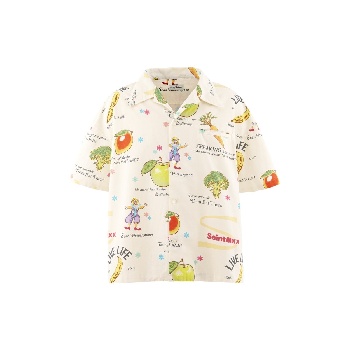 画像1: SAINT Mxxxxxx × Sean Wotherspoon SW_OPEN COLLAR SHIRT (1)