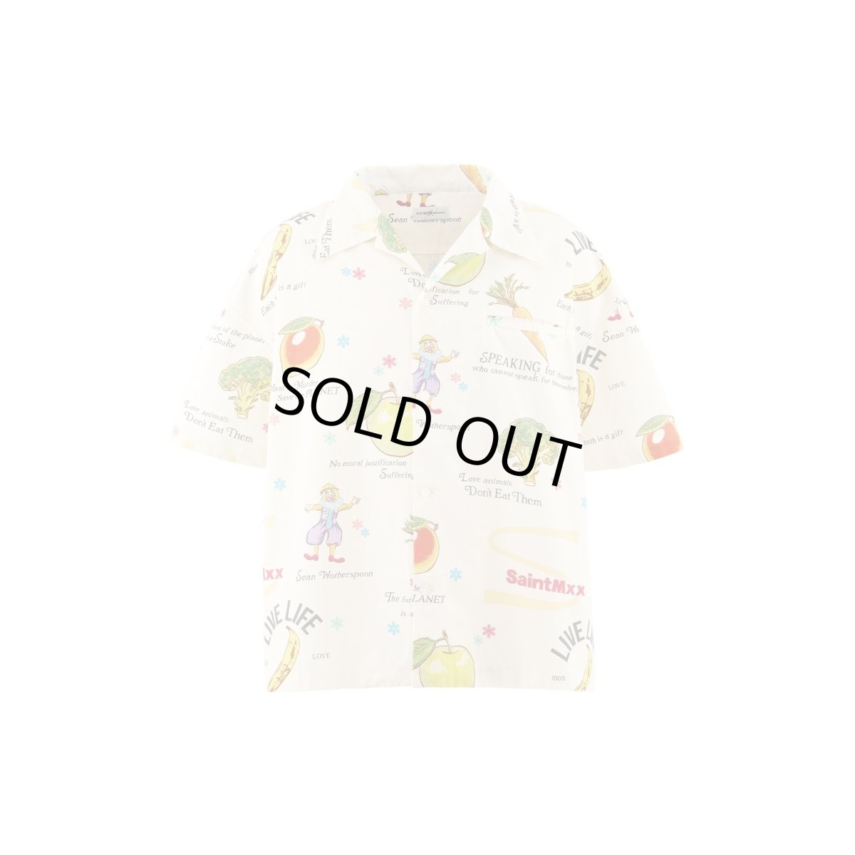 画像1: SAINT Mxxxxxx × Sean Wotherspoon SW_OPEN COLLAR SHIRT (1)