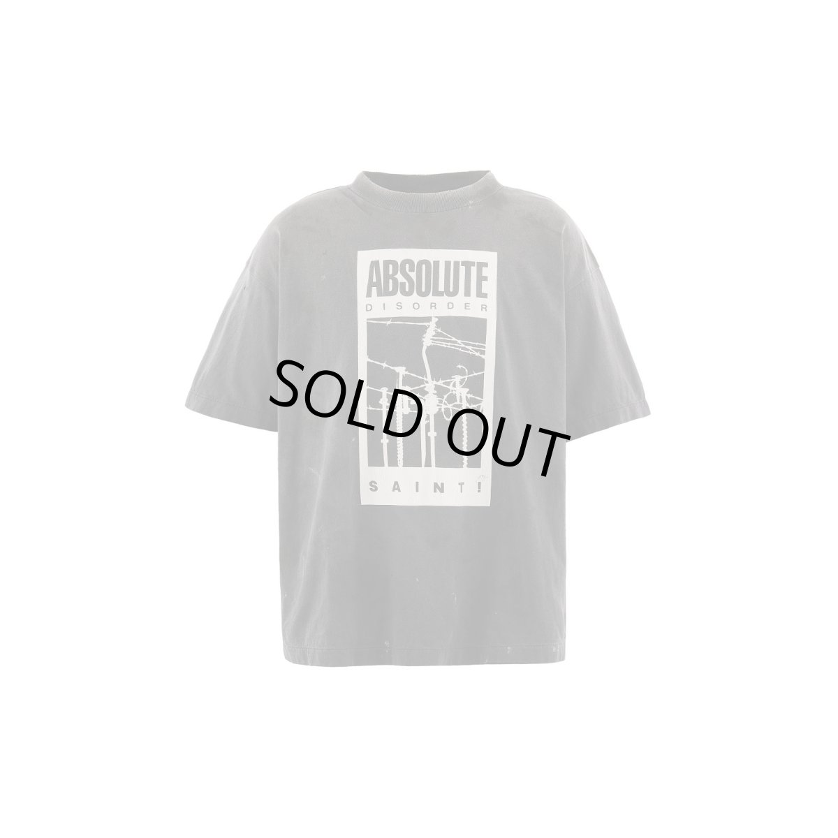 画像1: SAINT Mxxxxxx × Kosuke Kawamura KK_SS T-SHIRT/ABSOLUTE (1)