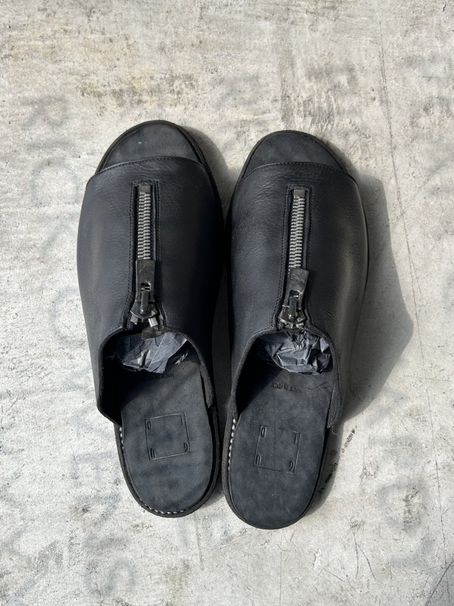 画像4: GUIDI BRKZ06 CALF BACK SIDE GRAIN BLACK (4)