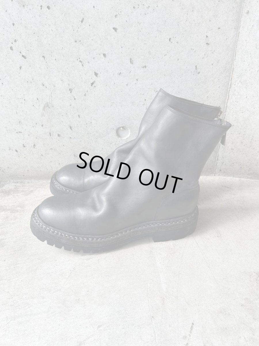 画像2: GUIDI 796V HORSE FULLGRAIN BACK ZIP BOOTS (2)
