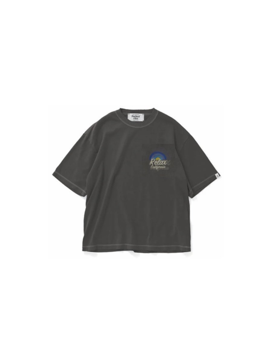 画像1: Perfect ribs®︎×A LOVE MOVEMENT】Relax CALFOLNIA / Short Sleeve T Shirts (1)