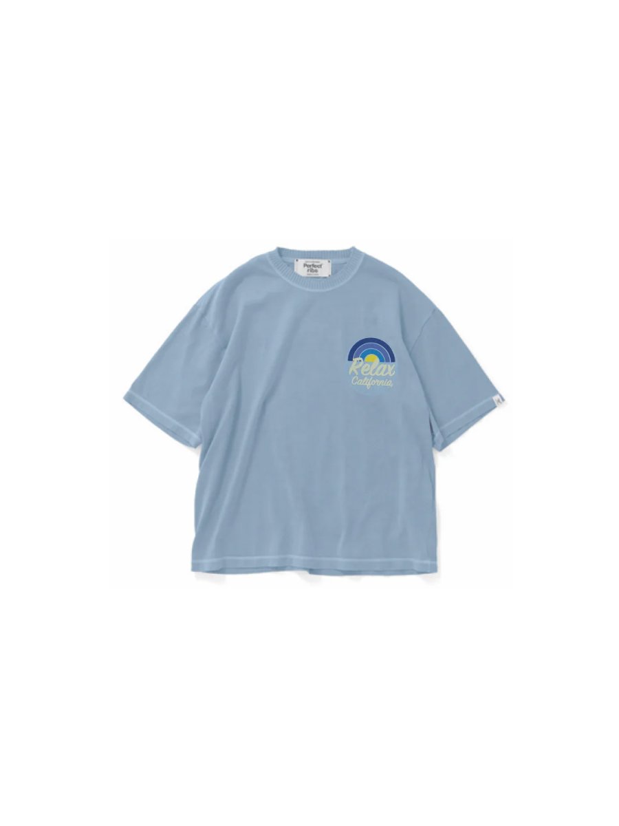 画像1: Perfect ribs®︎×A LOVE MOVEMENT】Relax CALFOLNIA / Short Sleeve T Shirts (1)
