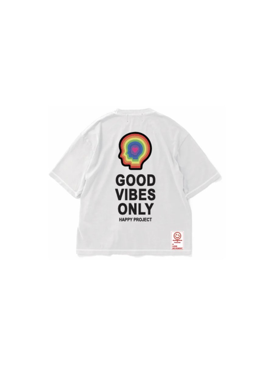 画像2: Perfect ribs®︎×A LOVE MOVEMENT】GOOD VIBES ONLY / Short Sleeve T Shirts (2)
