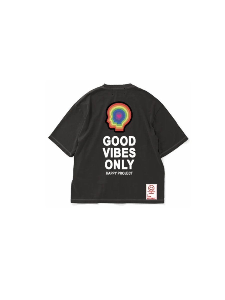 画像2: Perfect ribs®︎×A LOVE MOVEMENT】GOOD VIBES ONLY / Short Sleeve T Shirts (2)