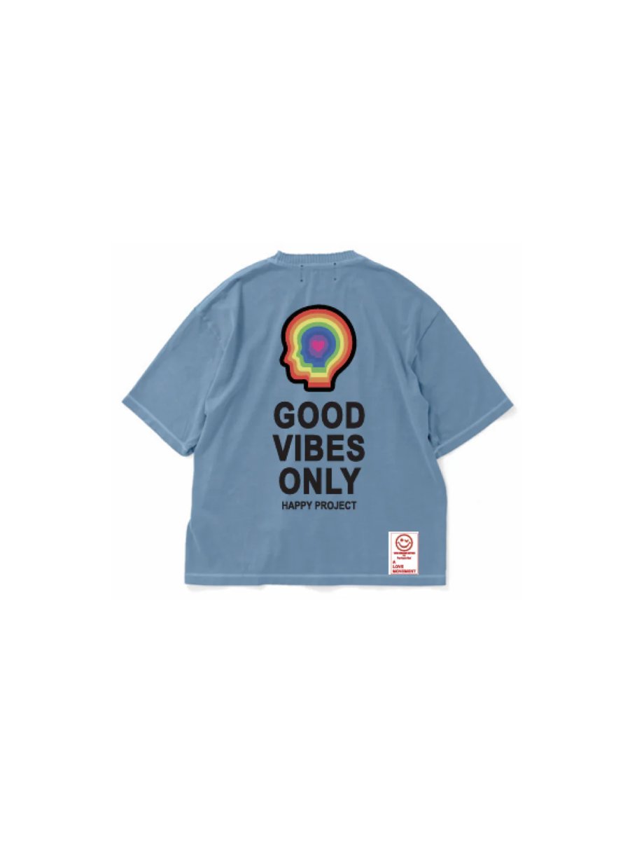 画像2: Perfect ribs®︎×A LOVE MOVEMENT】GOOD VIBES ONLY / Short Sleeve T Shirts (2)