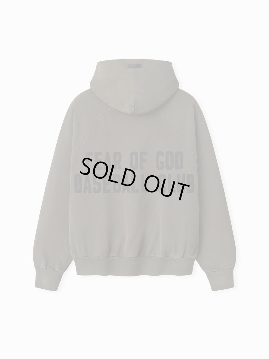 画像2: FEAR OF GOD   Baseball Club Half Zip Hoodie (2)