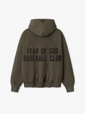 画像2: FEAR OF GOD   Baseball Club Half Zip Hoodie (2)