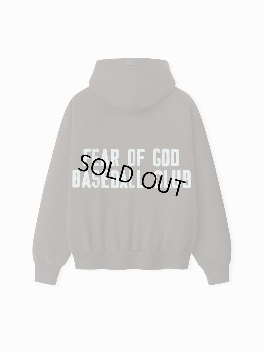 画像2: FEAR OF GOD   Baseball Club Half Zip Hoodie (2)