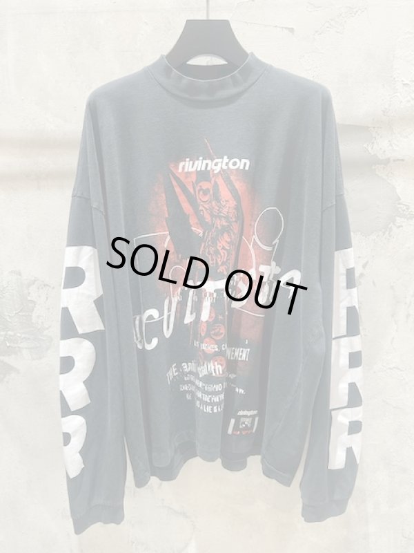 正規取扱店販売品】RRR123 RIVINGTON roi Rebis T-SHIRT ご注文確認後