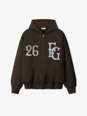 画像1: FEAR OF GOD   Baseball Club Half Zip Hoodie (1)
