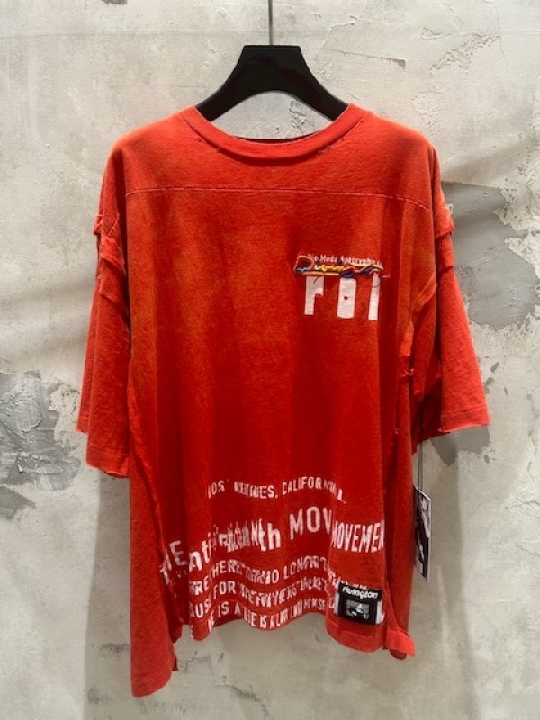 正規取扱店販売品】RRR123 RIVINGTON roi Rebis T-SHIRT ご注文確認後