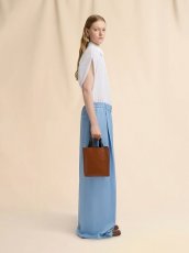 画像6: MARNI ライトブラウン、ピンク＆ダークブラウン レザー製  Museo ミニバッグ (6)
