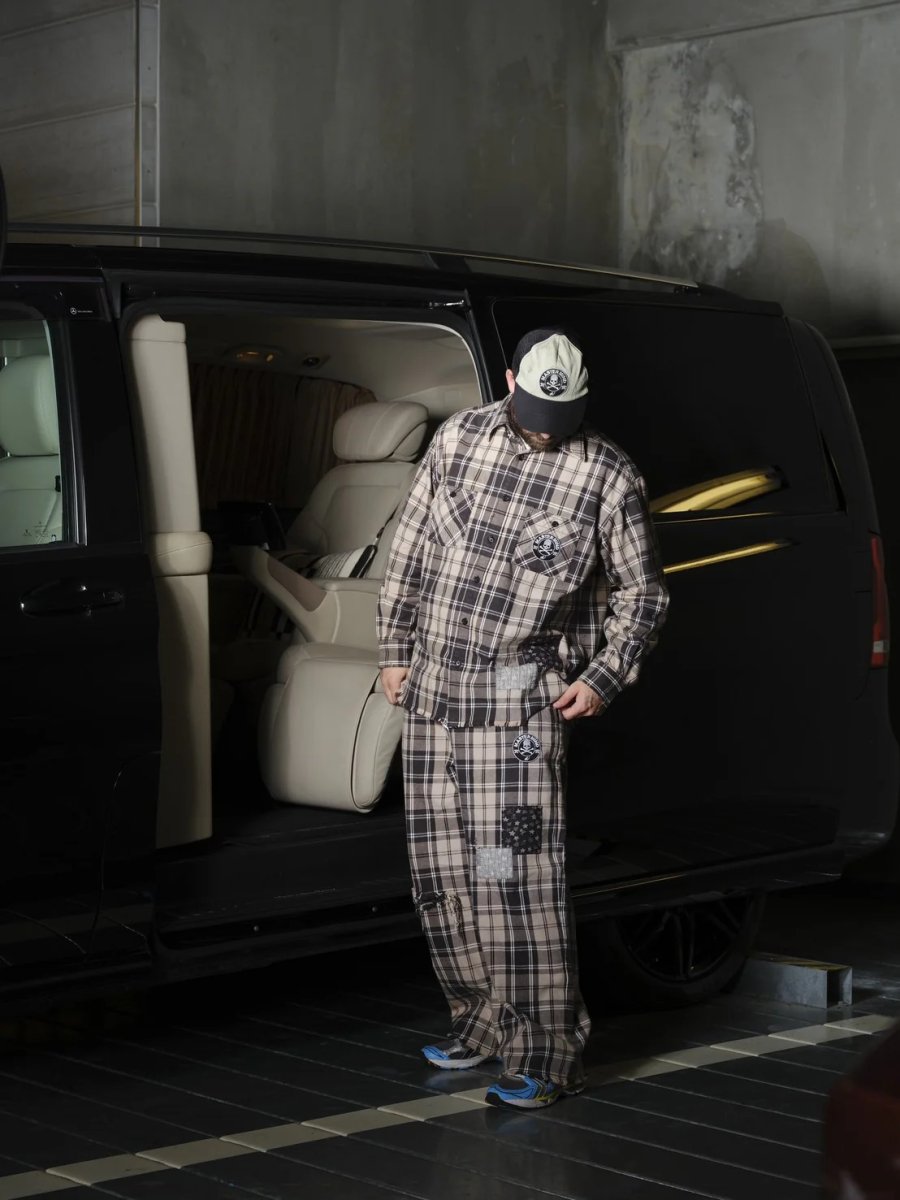 画像3: Sean Wotherspoon　MJ SW Plaid Flannel Shirt (3)