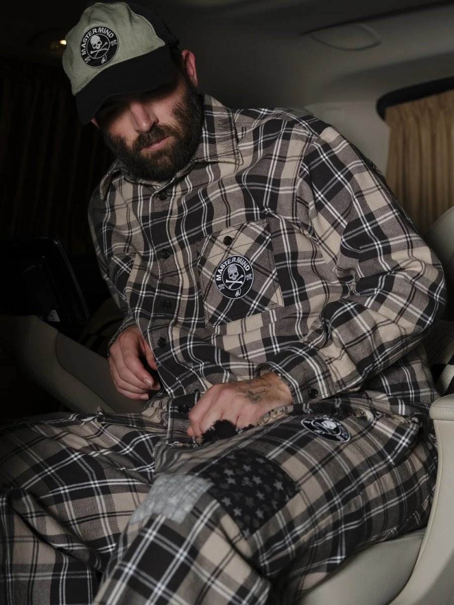 画像6: Sean Wotherspoon　MJ SW Plaid Flannel Shirt (6)