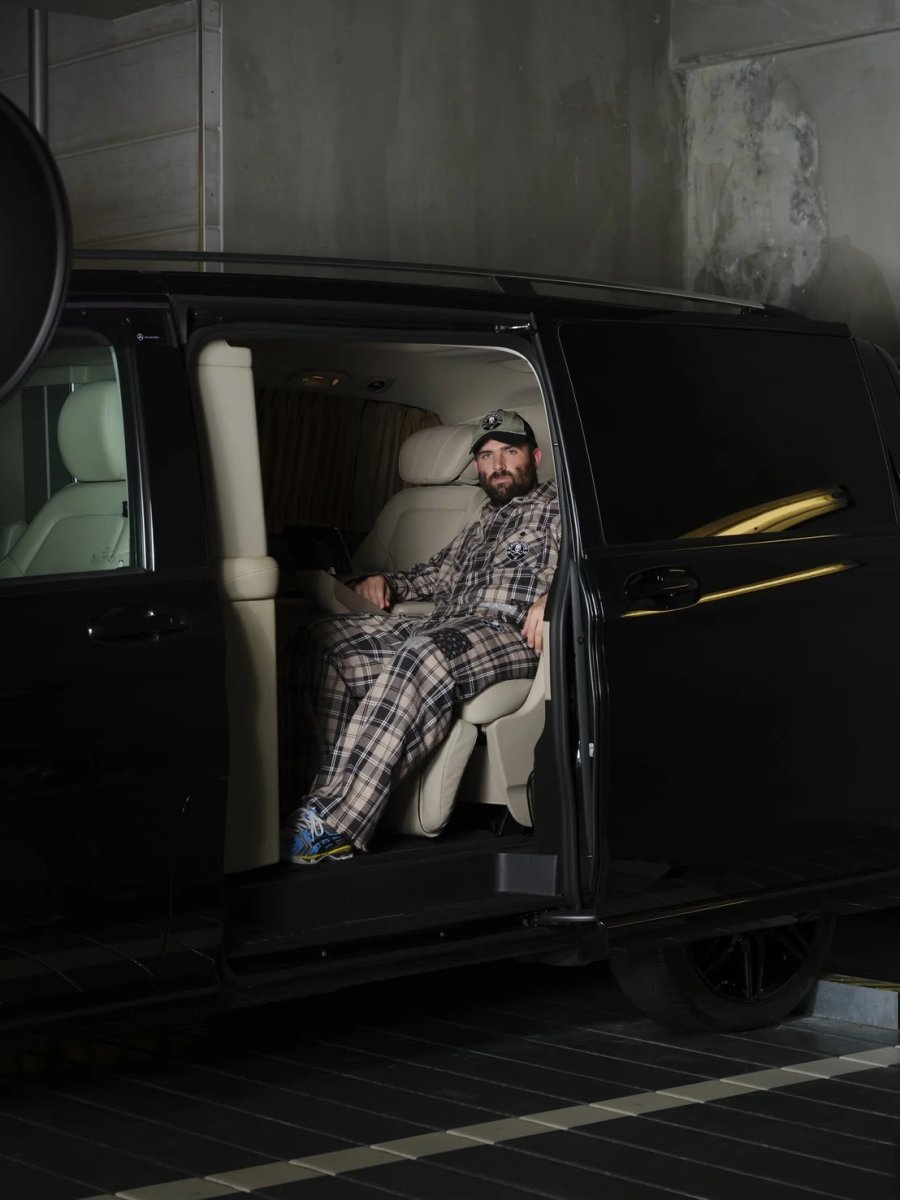 画像3: Sean Wotherspoon　MJ SW Plaid Flannel Beach Pants (3)