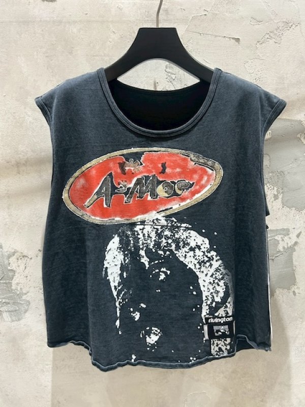 RIVINGTON roi Rebisブラック RRR123 Mサイズ 正規取扱店販売品】RRR123 RIVINGTON roi Rebis TANK TOP ご注文確認後