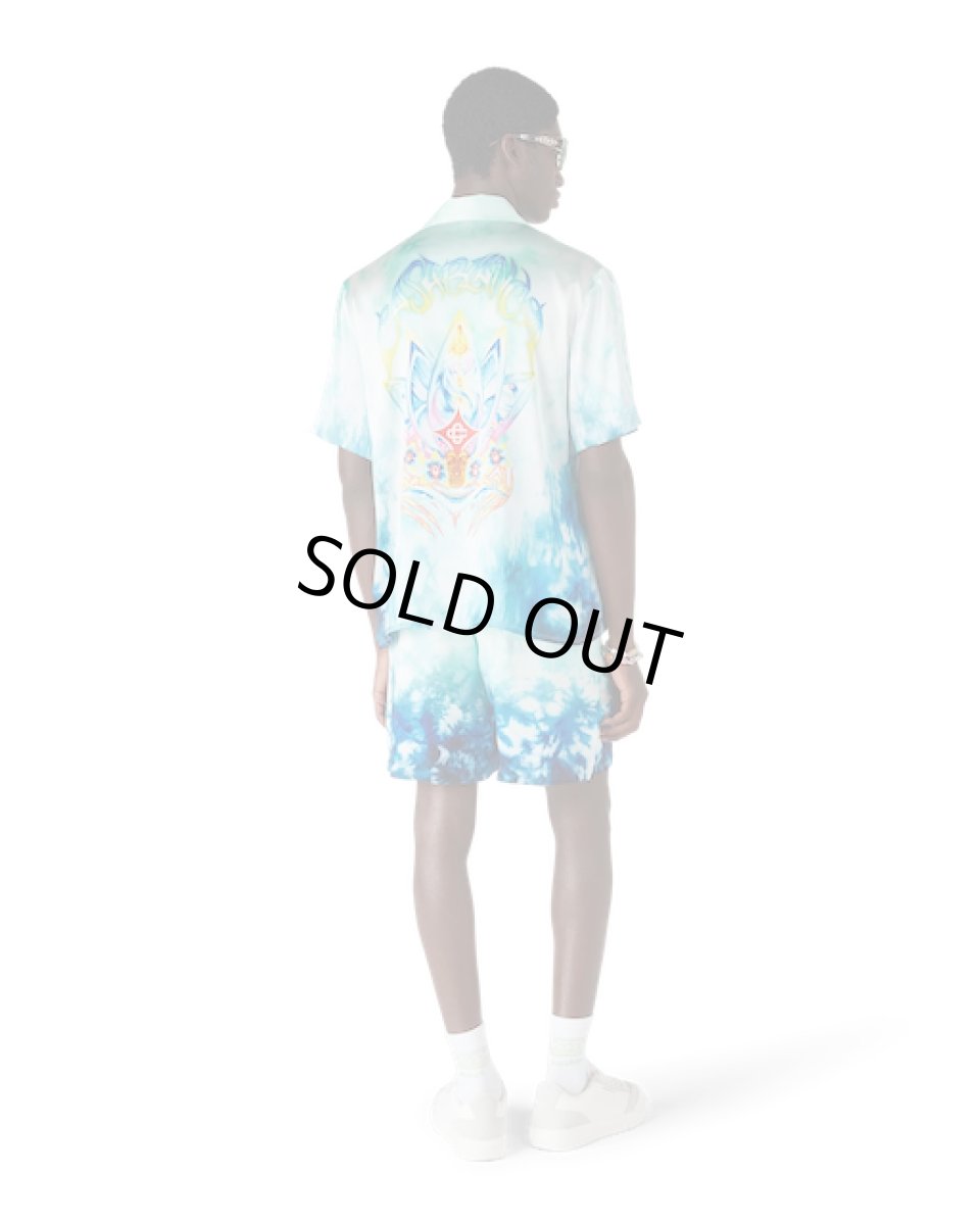 画像5: CASABLANCA　Surf Lotus Short Sleeve Silk Shirt (5)