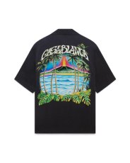 画像2: CASABLANCA　Volcano Short Sleeve Jacquard Shirt (2)