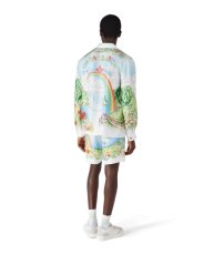 画像3: CASABLANCA　Aloha Long Sleeve Silk Shirt (3)
