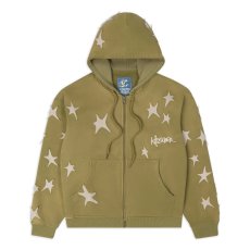 画像1: KIDSUPER Stars patchwork washed hoodie (1)