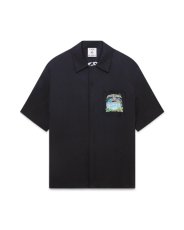 画像1: CASABLANCA　Volcano Short Sleeve Jacquard Shirt (1)