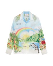 画像1: CASABLANCA　Aloha Long Sleeve Silk Shirt (1)